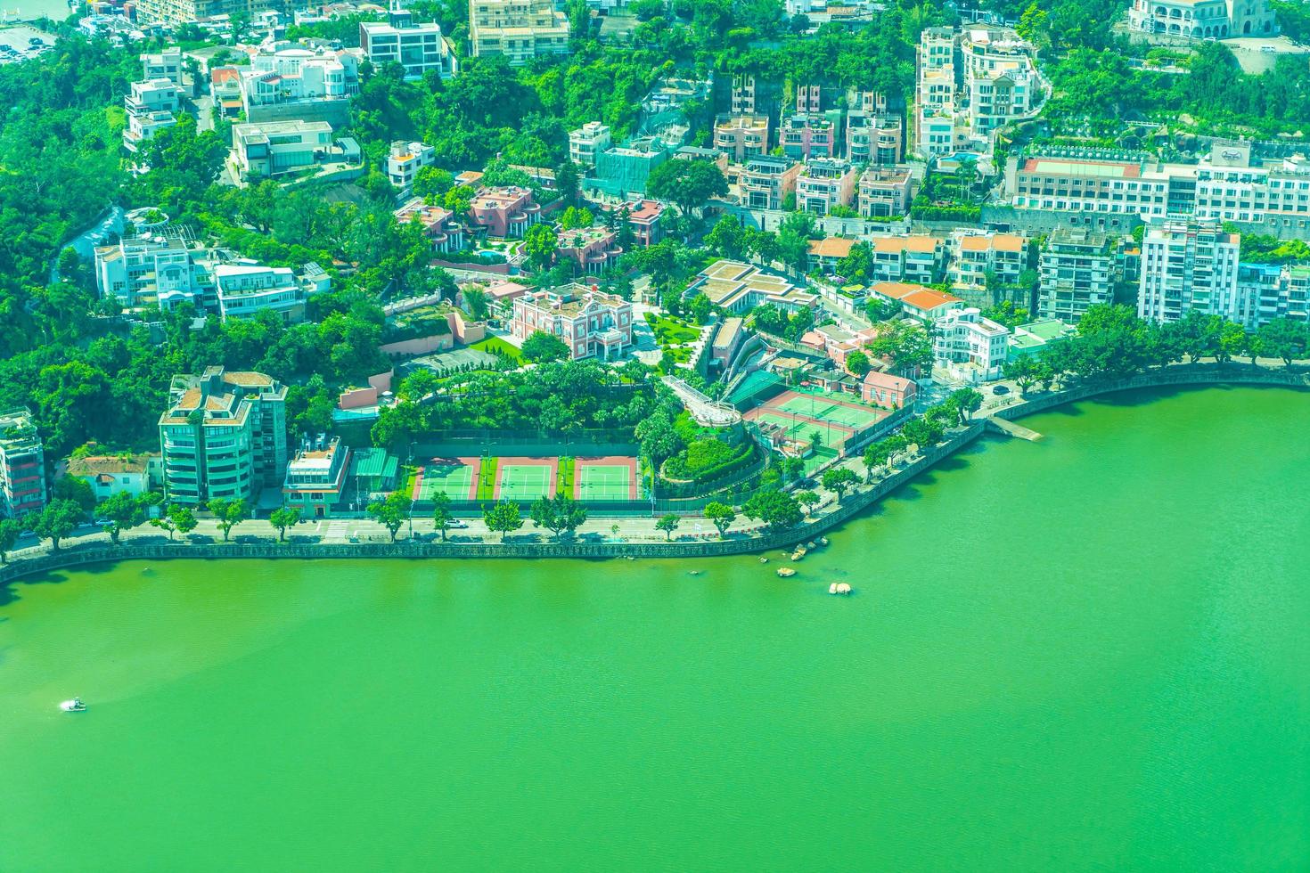 paesaggio urbano della città di macao foto