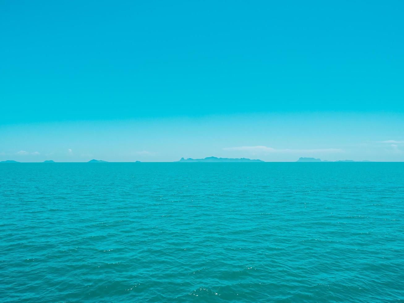 bellissimo mare tropicale foto