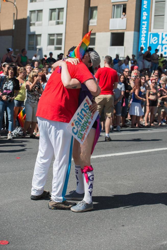 montreal, Canada - agosto, 18 2013 - gay orgoglio parata foto