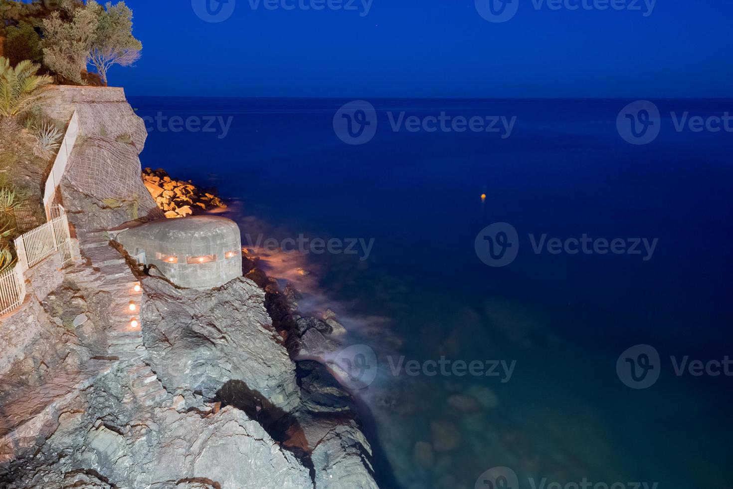 cinque terre notte Visualizza panorama foto