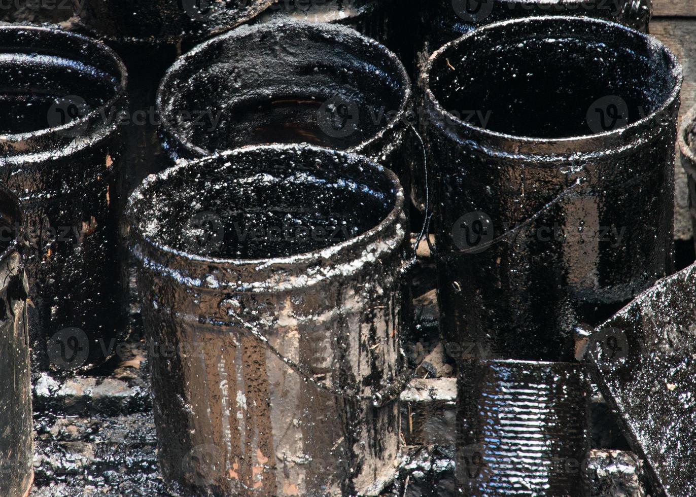 metallo olio petrolio barile tamburo scatola contenitore foto