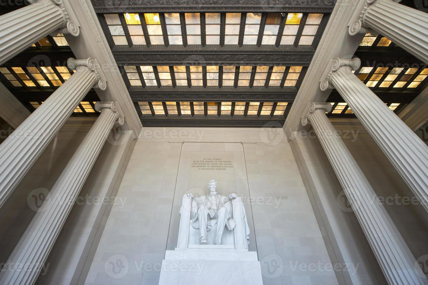 Memoriale di Lincoln a Washington DC foto