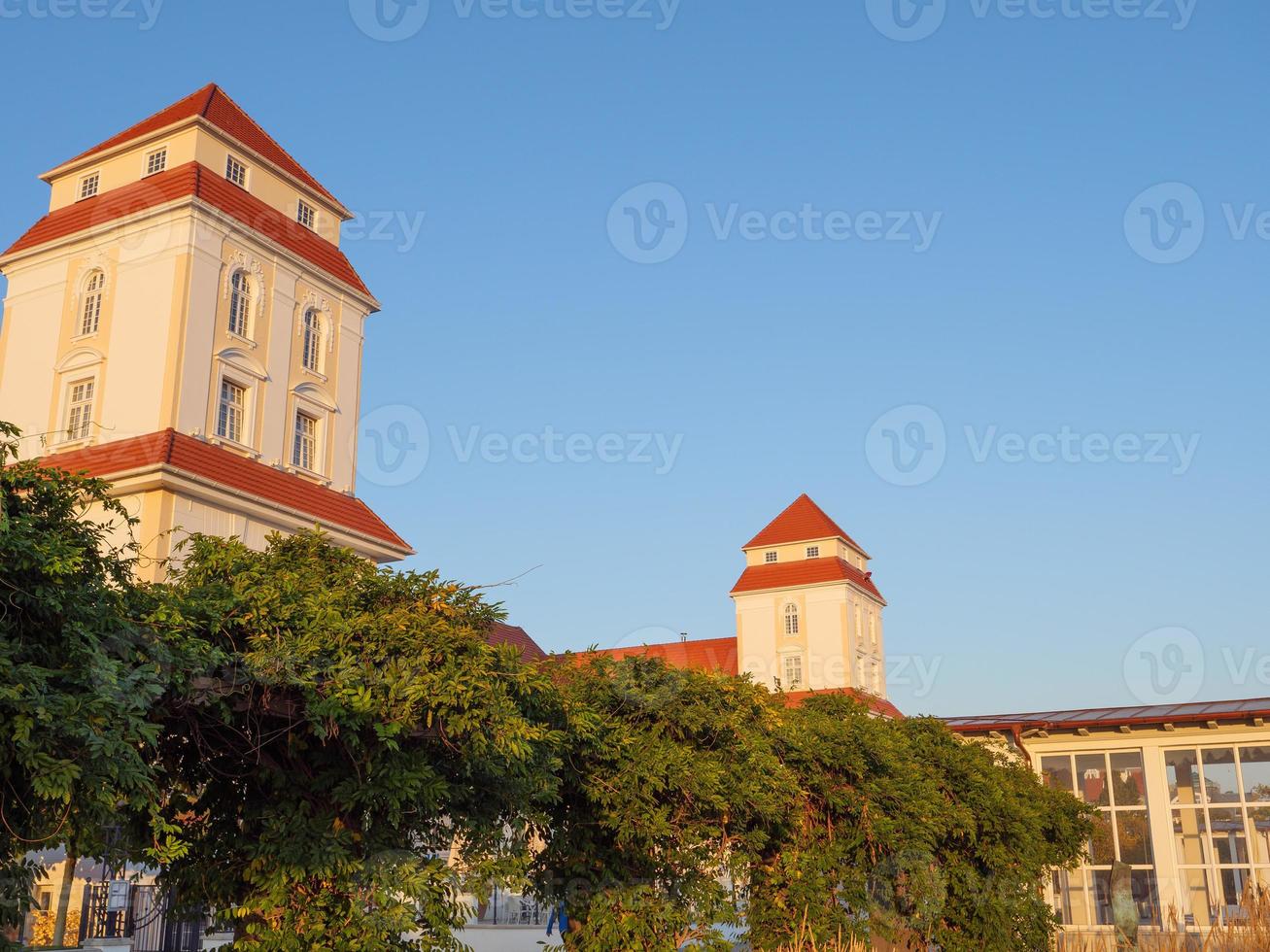 binz spiaggia su rugen isola nel Germania foto