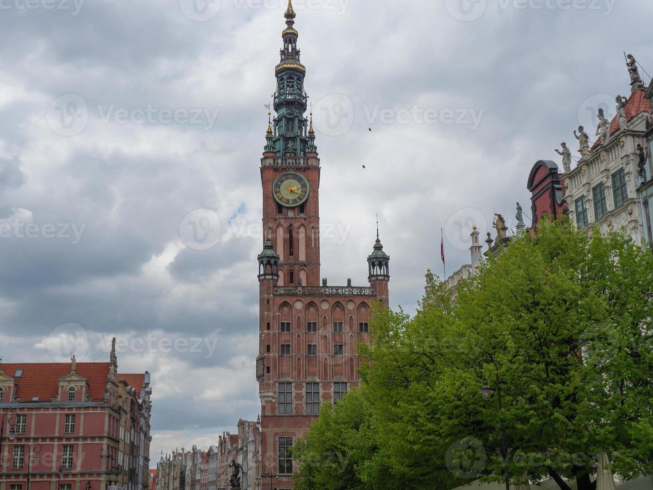 il città di Danzica nel Polonia foto