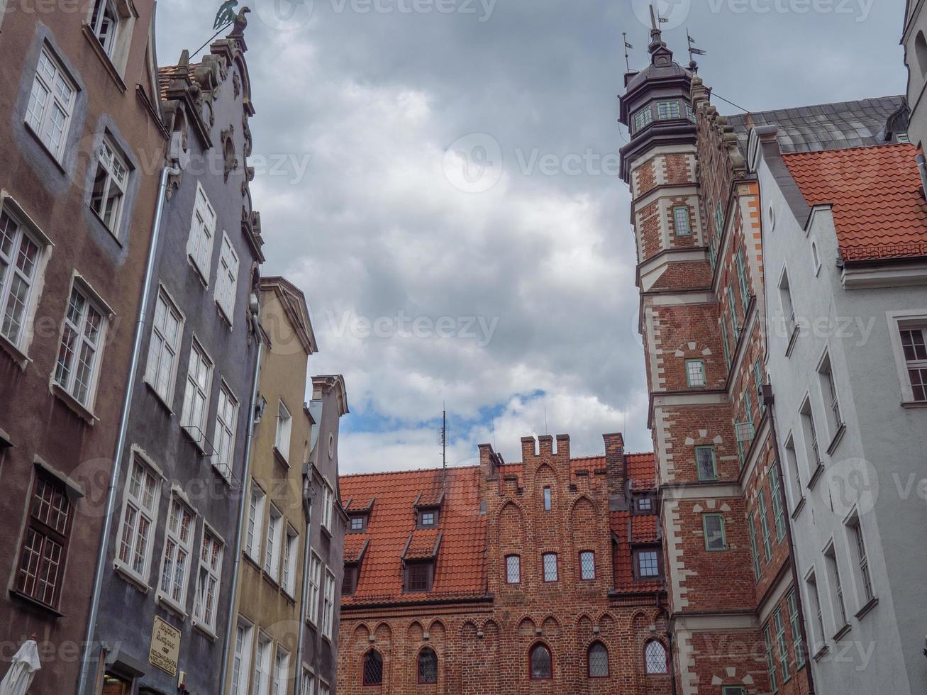 il città di Danzica nel Polonia foto