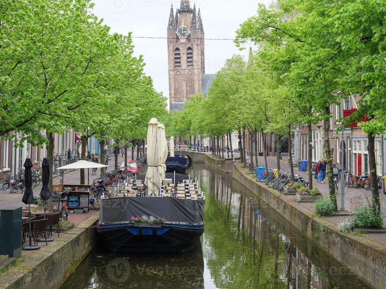 il città di maiolica di delft nel il Olanda foto