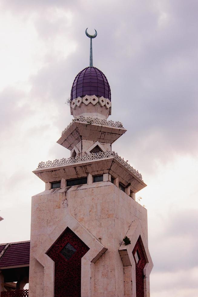 Torre di a lattina moschea, Masjid a lattina Giacarta, Indonesia foto