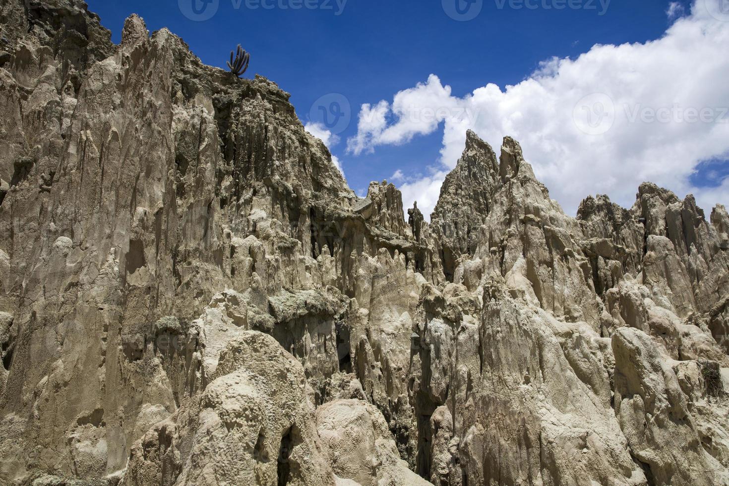 valle de la luna in bolivia foto