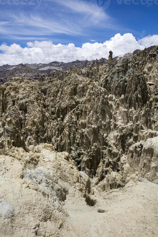 valle de la luna in bolivia foto