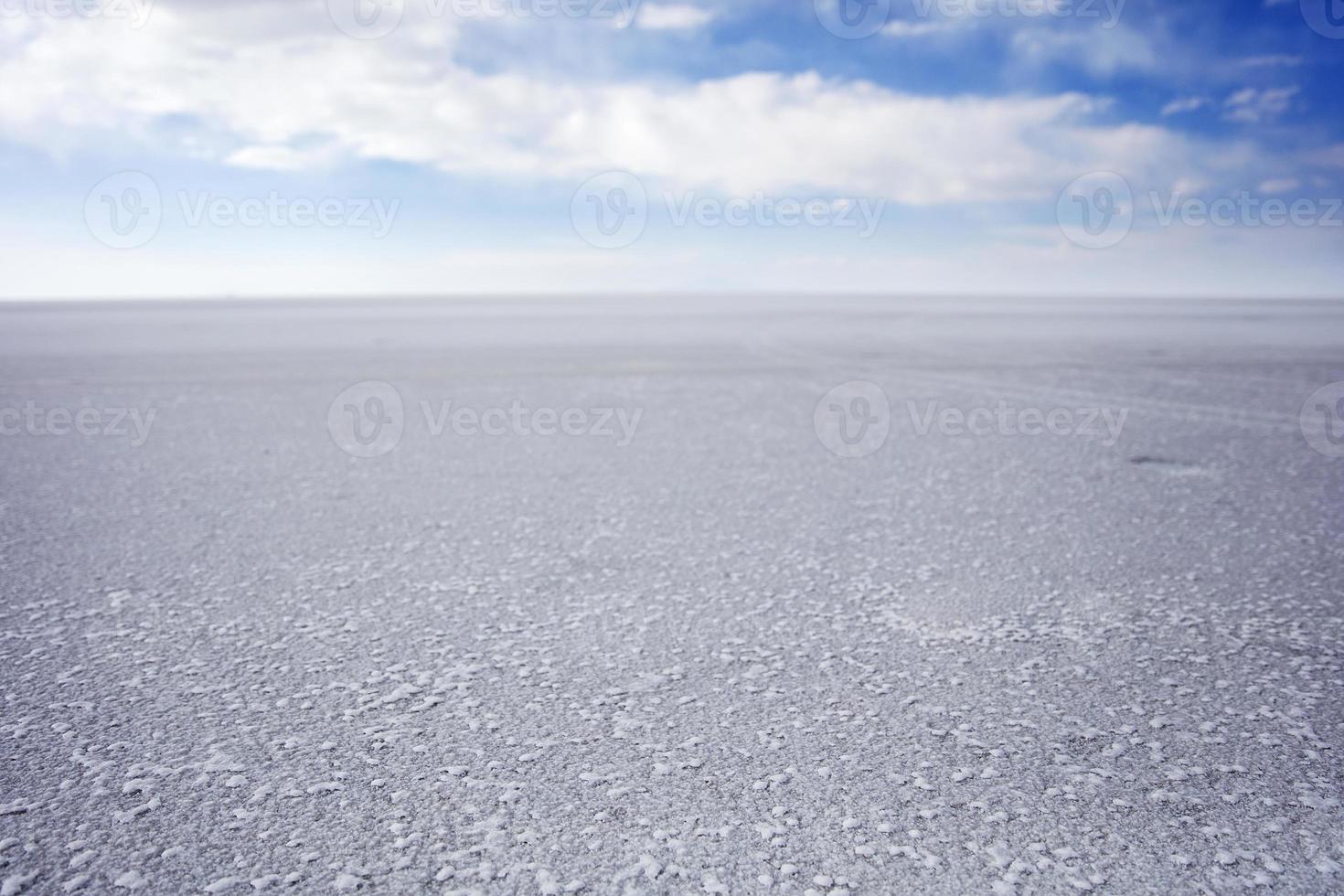 Salar de Uyuni distesa di sale in Bolivia foto