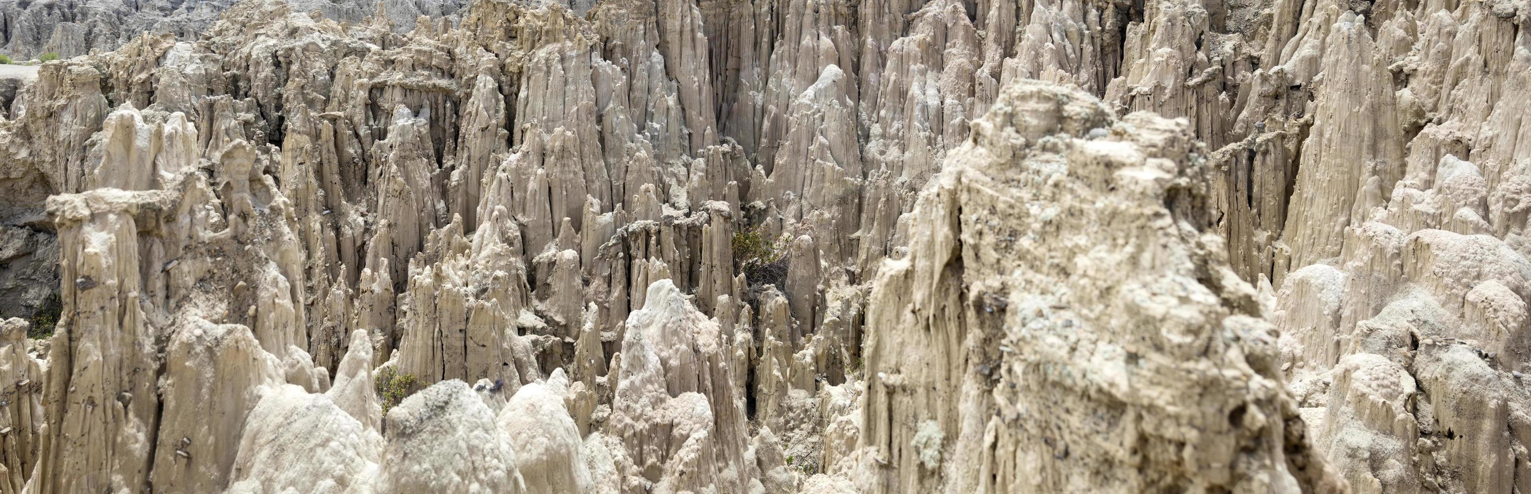 valle de la luna in bolivia foto