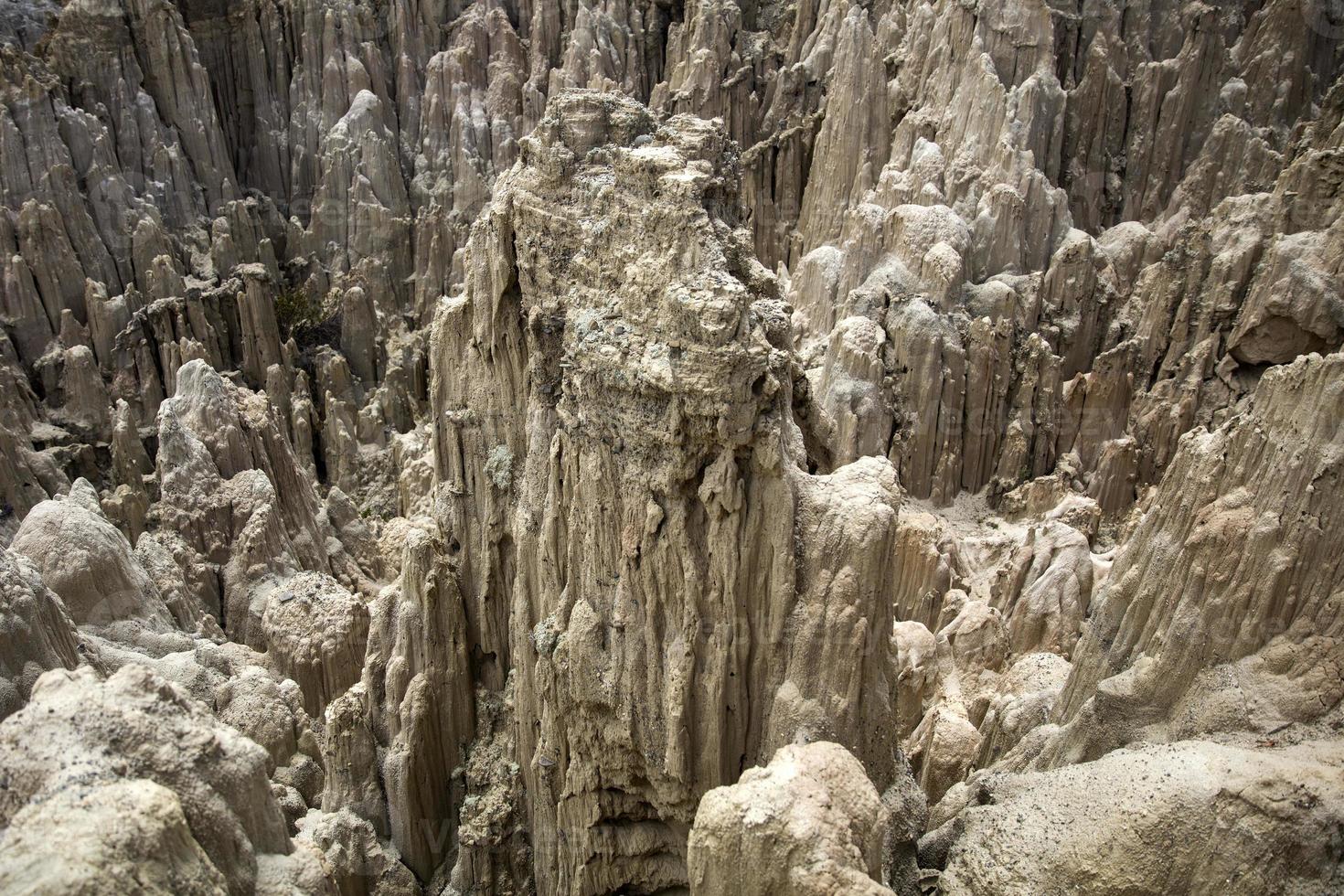 valle de la luna in bolivia foto