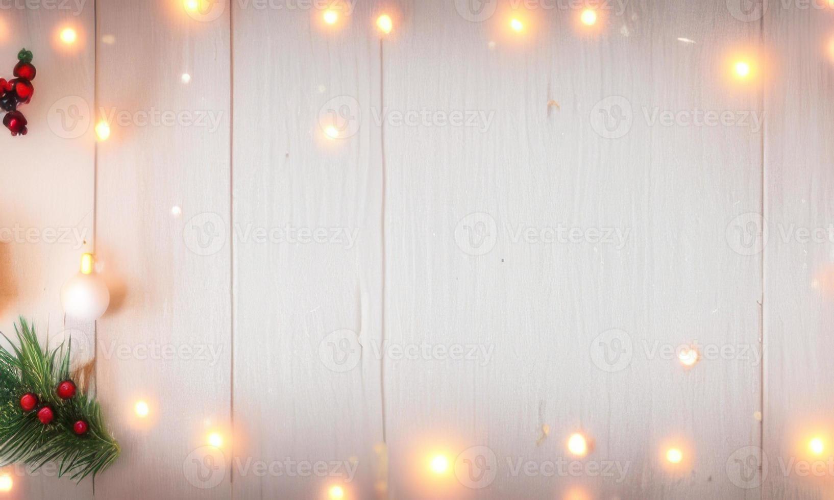 Natale sfondo con luci foto