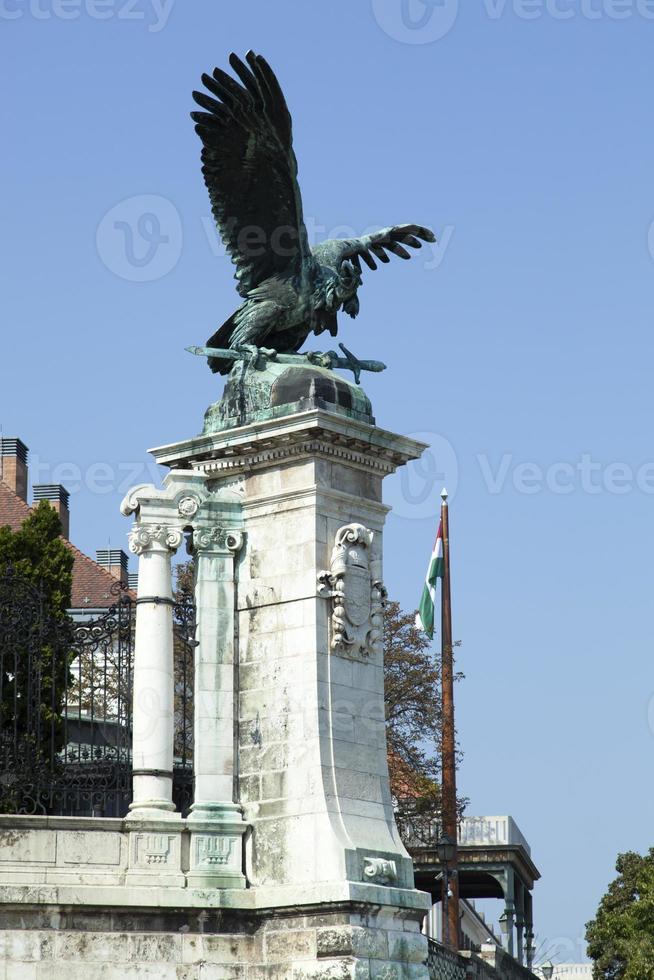 budapest vecchio cittadina recinto esterno foto