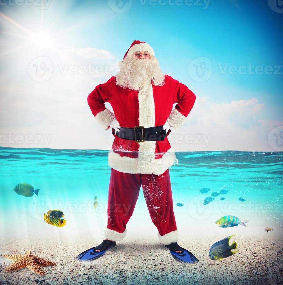 Santa Claus su vacanza foto