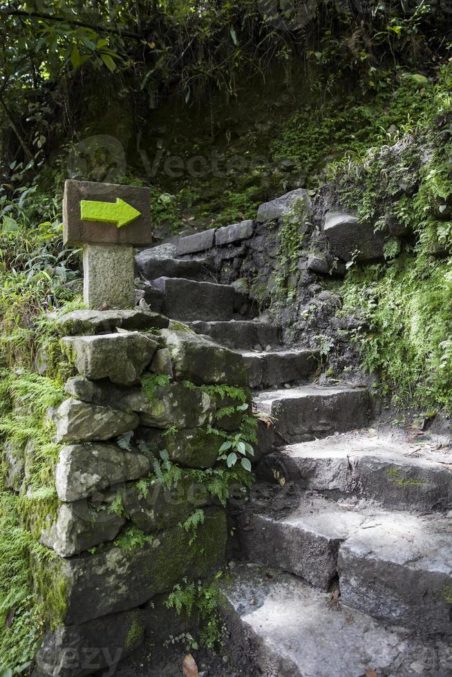 machu picchu in Perù foto