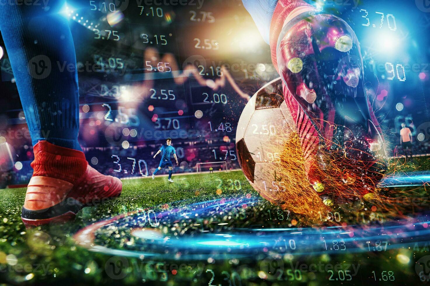 in linea scommessa e analitica e statistica per calcio gioco foto