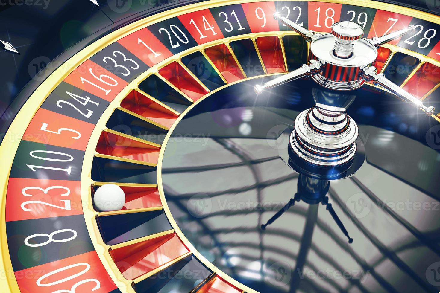 3d interpretazione di roulette foto