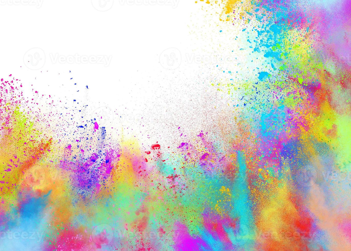 colorato polveri per primavera holi colore festa foto