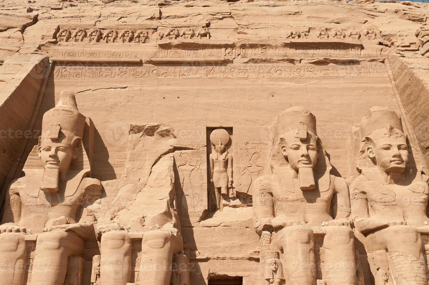 abu simbel tempio nel Egitto foto