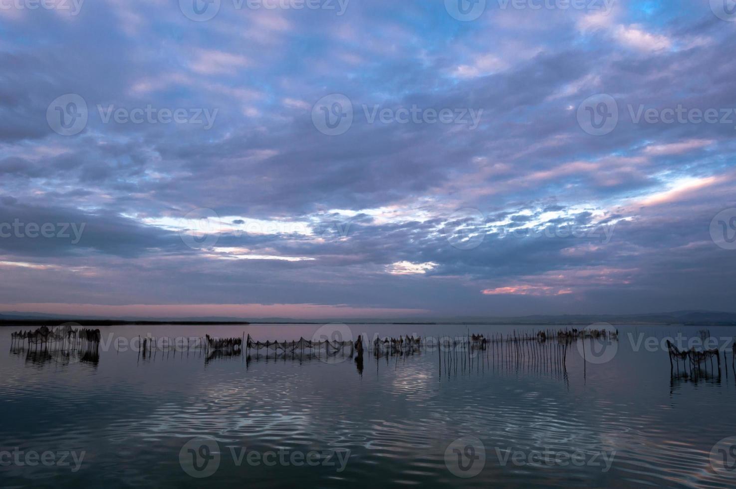 estuario dell'albufera a valencia, spagna foto