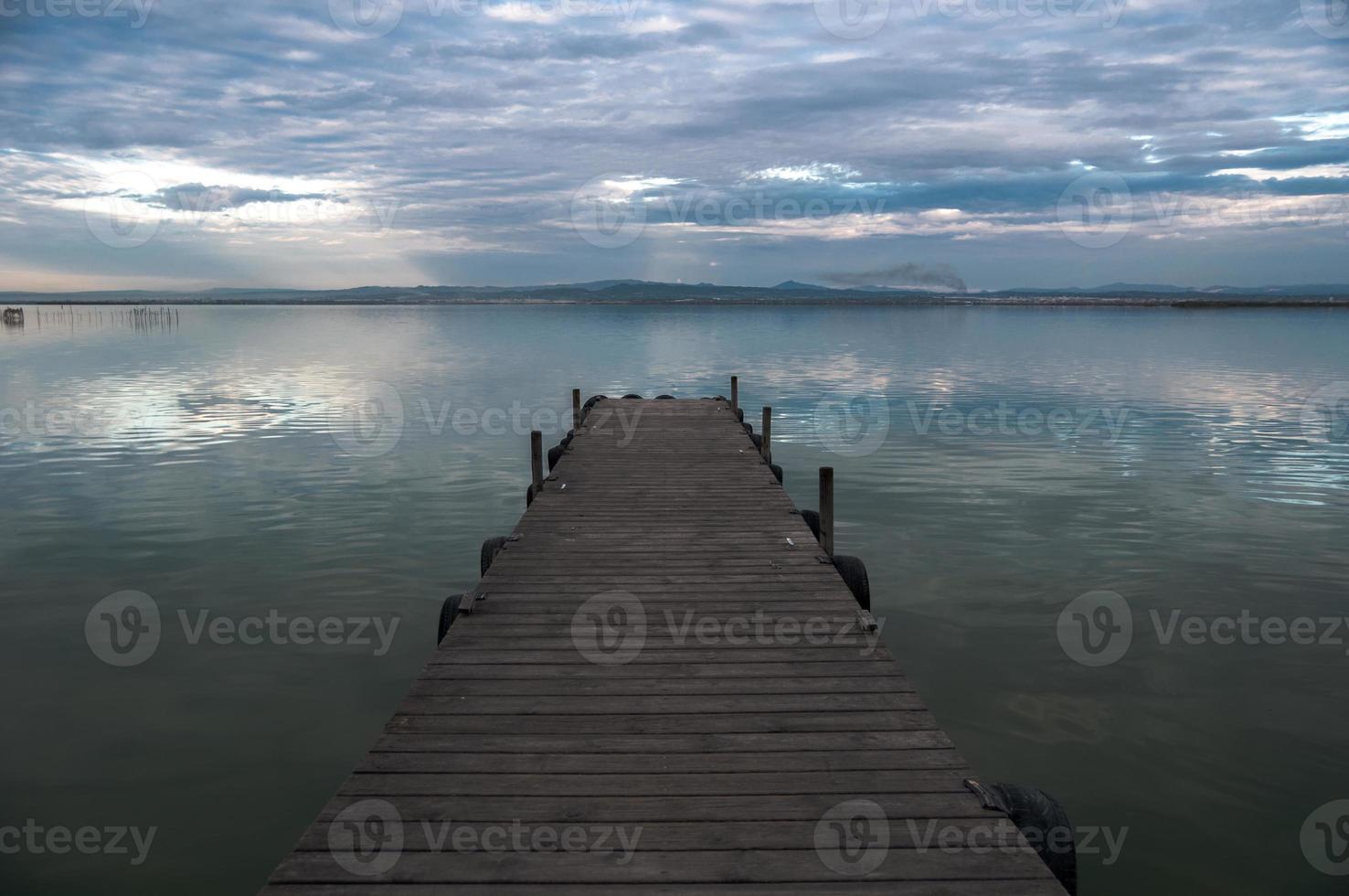 estuario dell'albufera a valencia, spagna foto