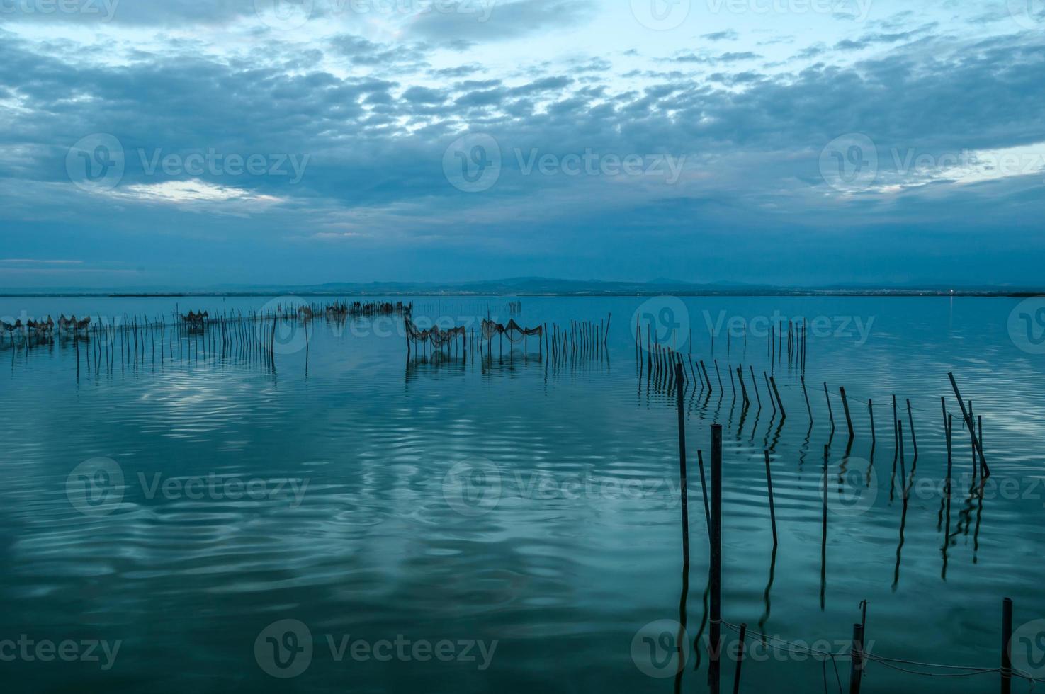 estuario dell'albufera a valencia, spagna foto