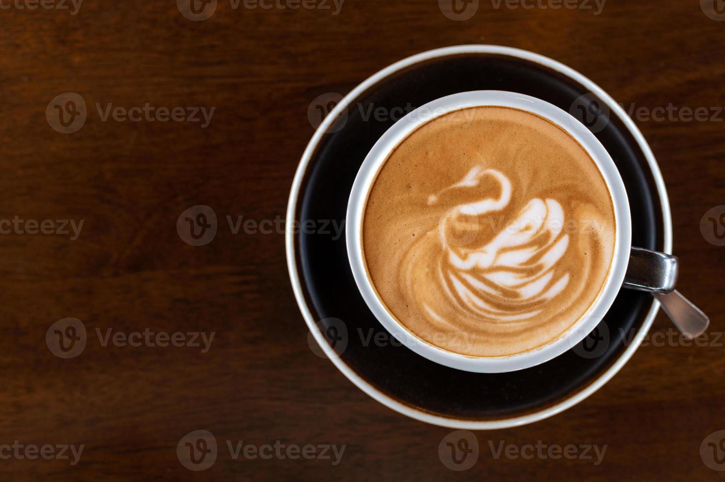 caffè latte art foto