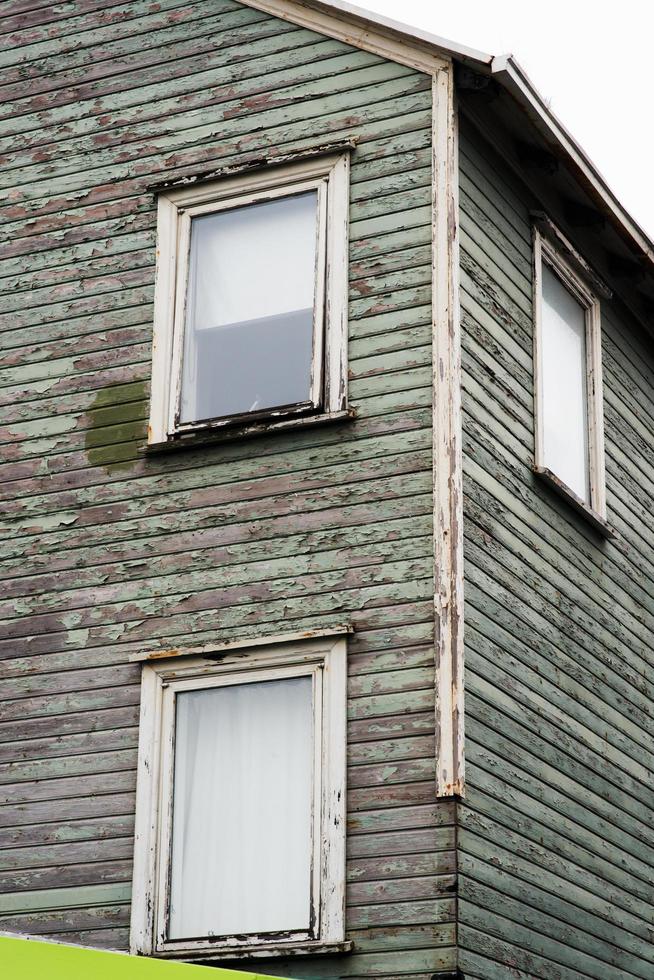 vecchio tradicional di legno Casa. Reykjavik foto