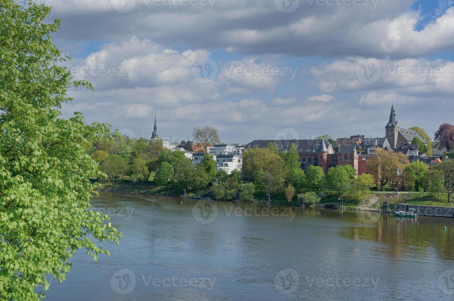 essen-kettwig a ruhr fiume,ruhrgebiet,germania foto