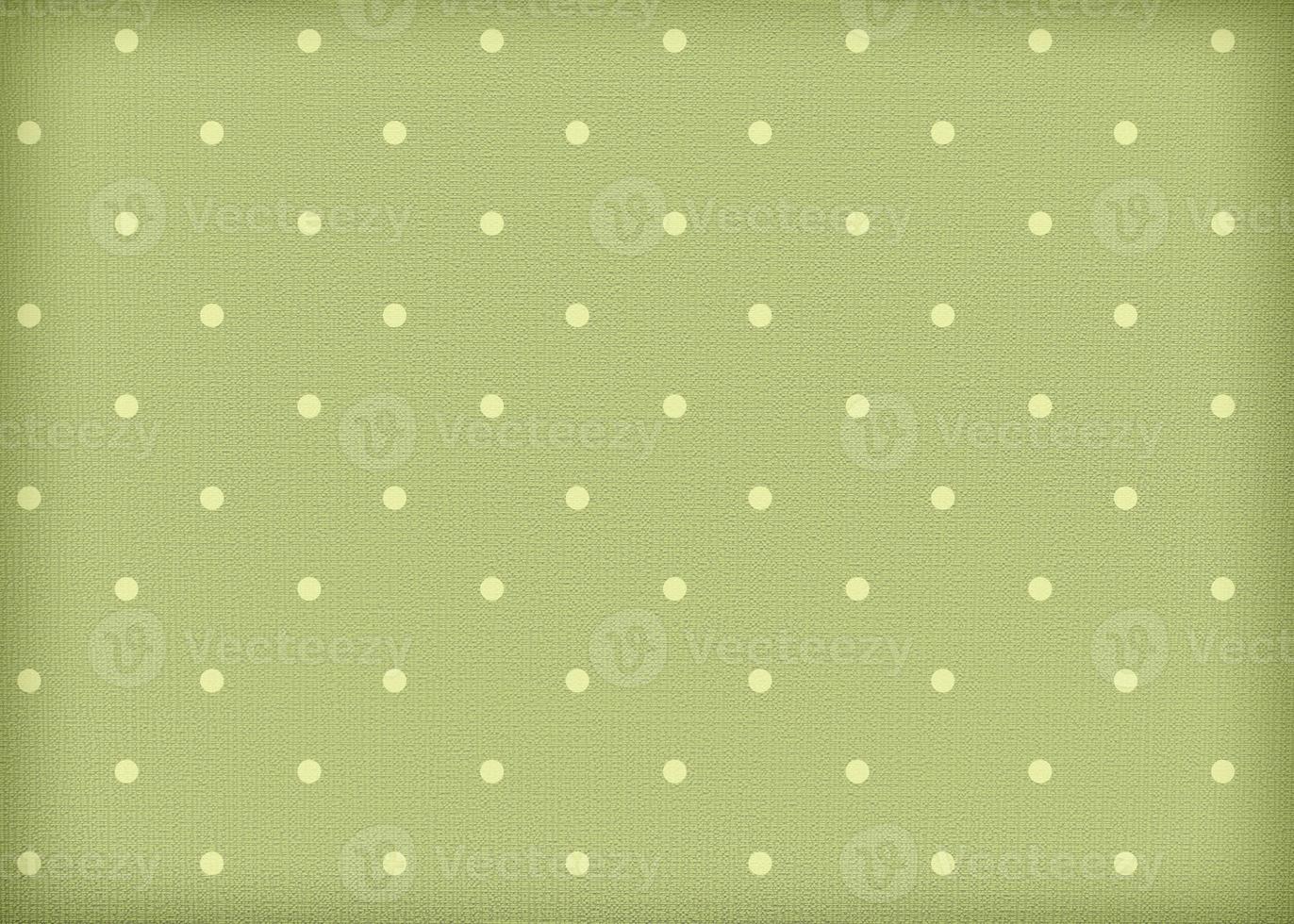 Vintage ▾ verde carta sfondo con bianca polka punti. vecchio carta. foto