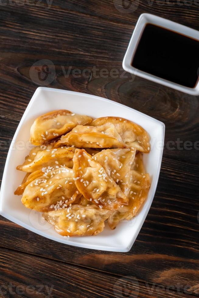 porzione di gyoza foto