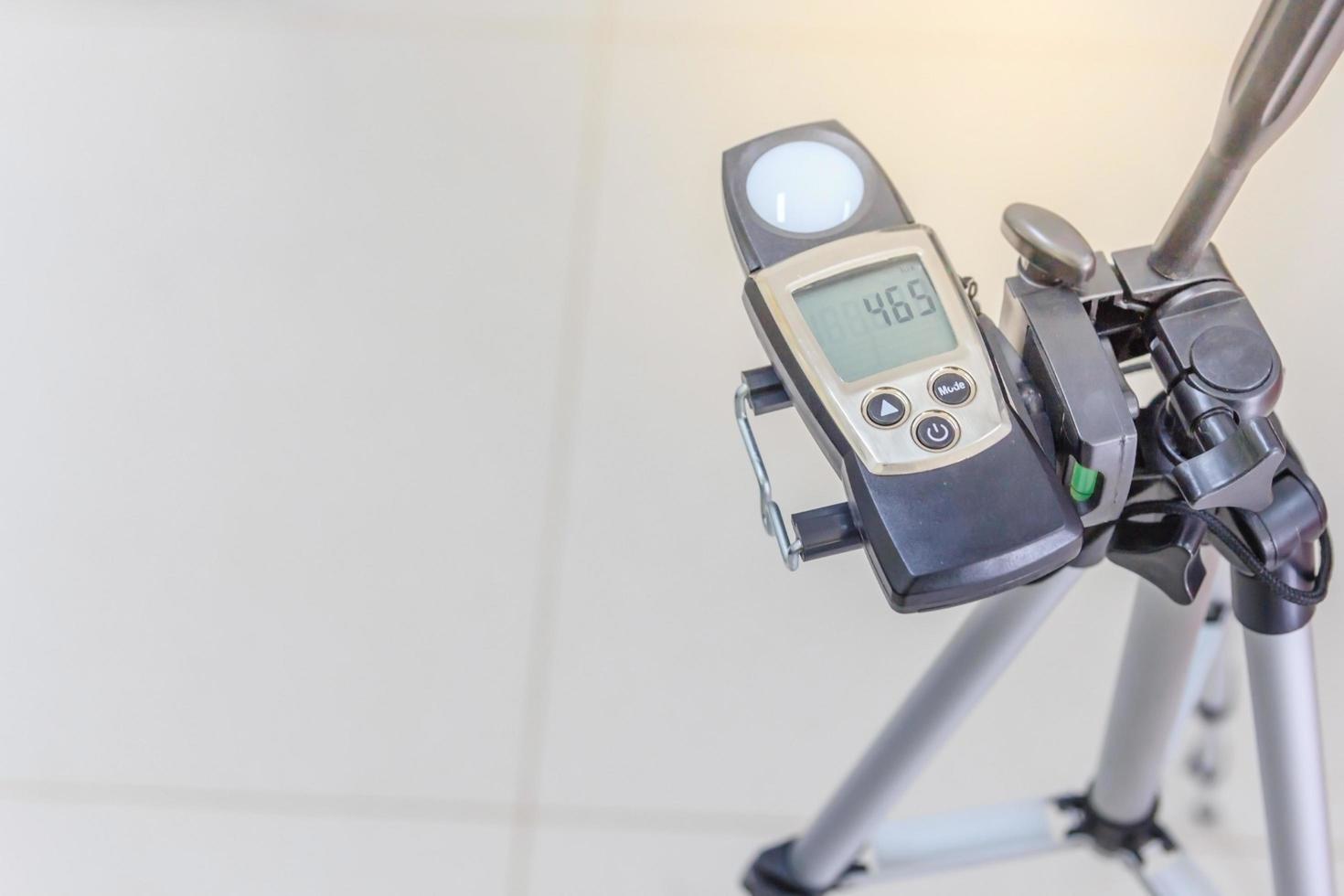 luxmetro per misurare l'intensità della luce foto