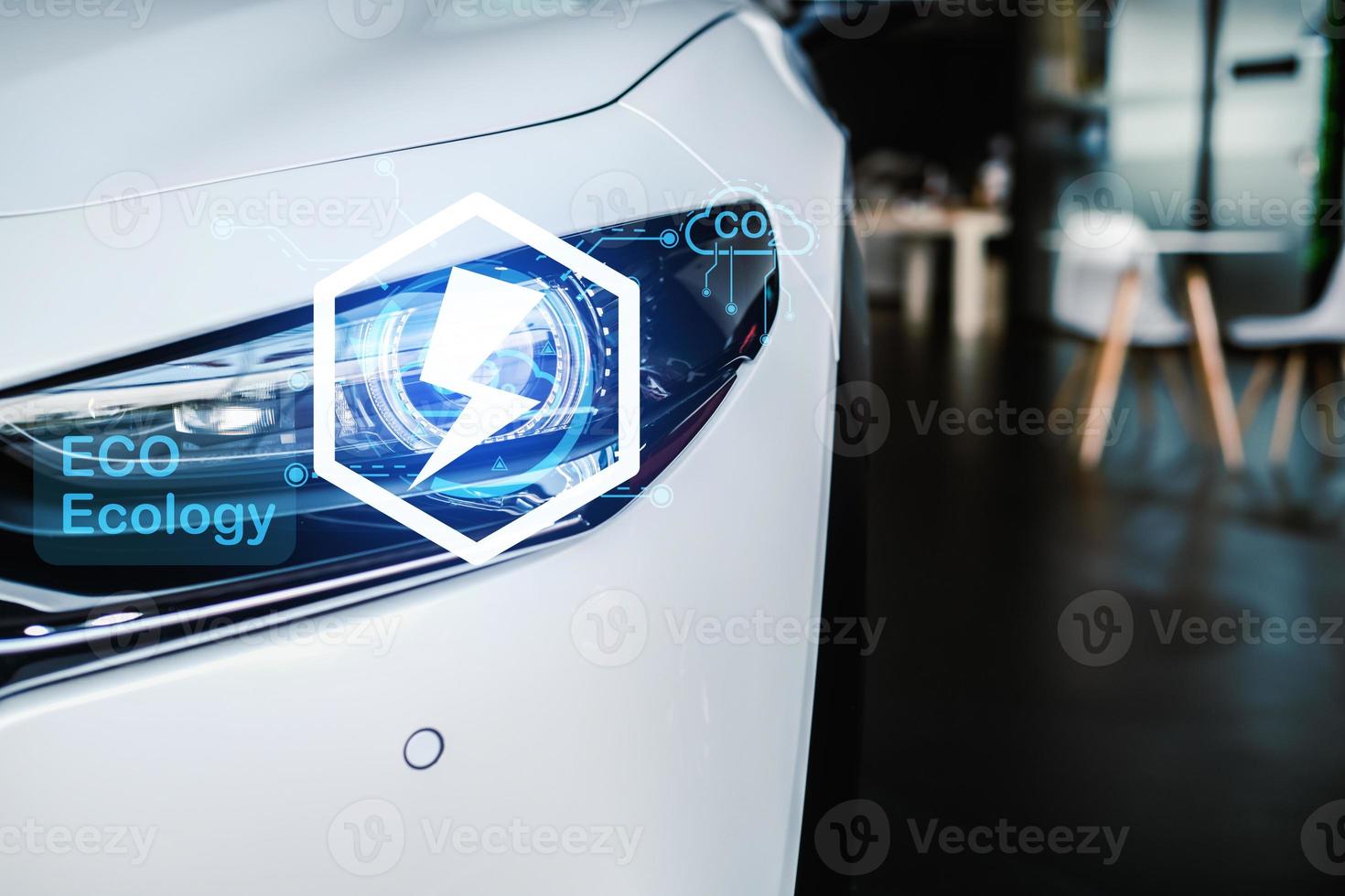 auto 2023 tecnologia sfondo Tech ev ricarica stazione per elettrico auto per trasporto settore automobilistico automobile industriale e auto eco energia prodotta 2023 tecnologia caricabatterie stazione Tech co2 foto