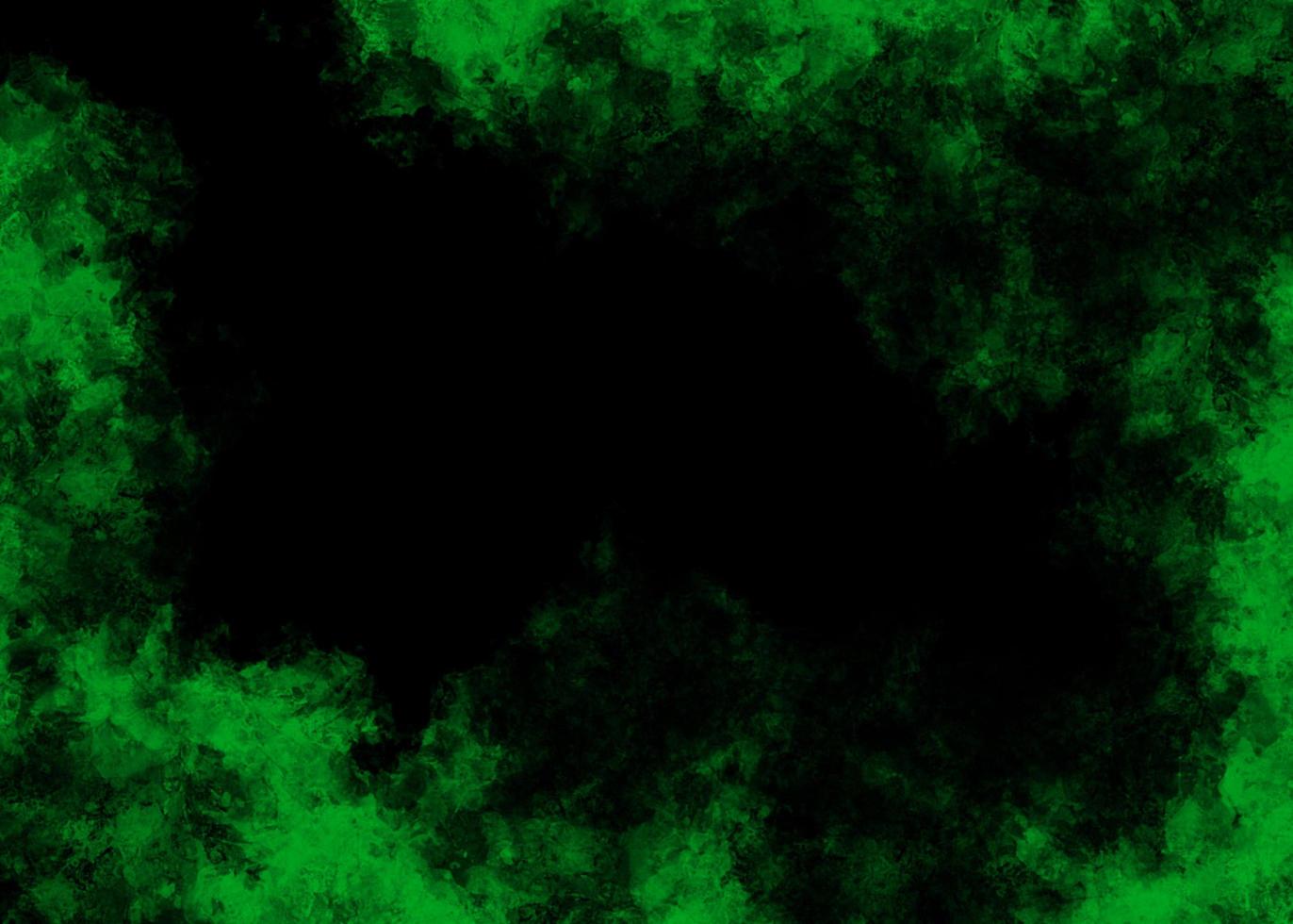 verde acquerello struttura su nero sfondo foto