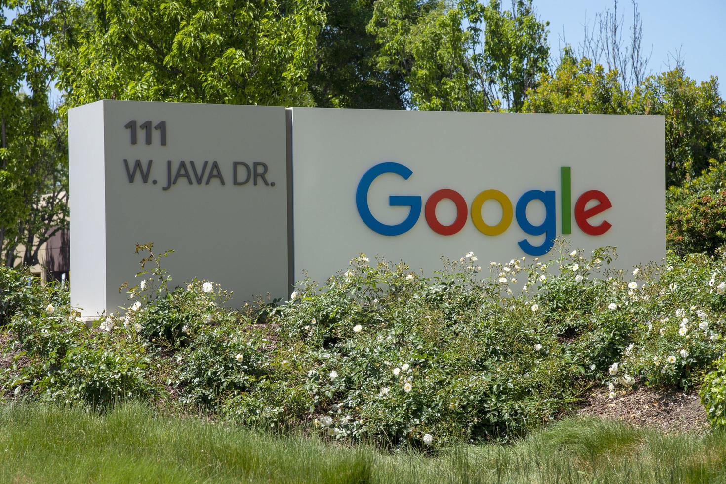 quartier generale di Google a Mountain View, California foto