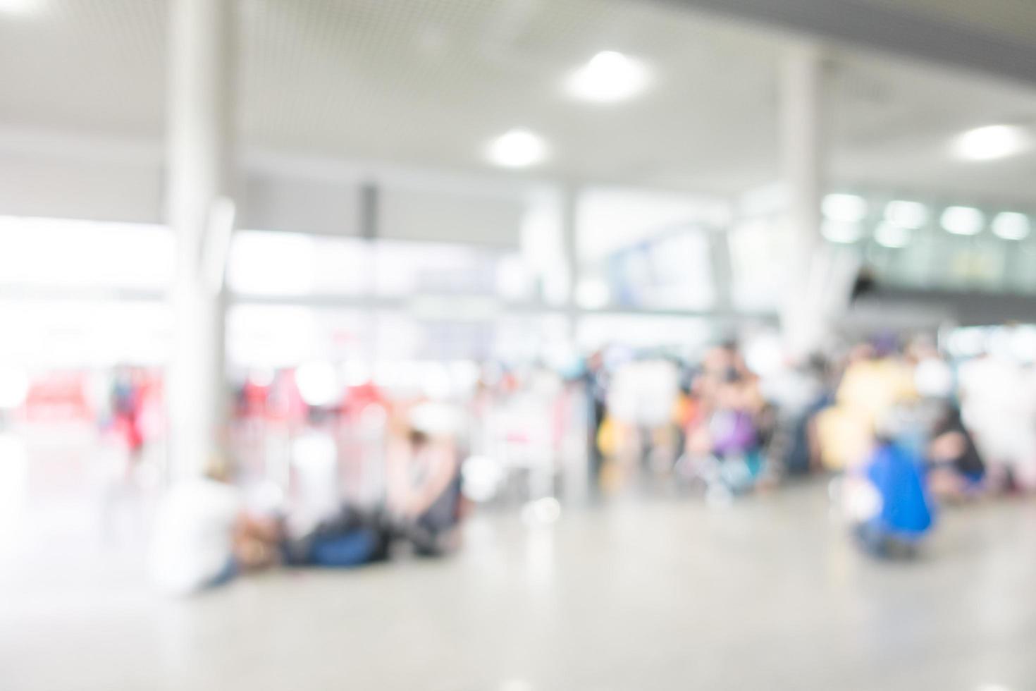 astratto sfocatura dello sfondo dell'aeroporto foto