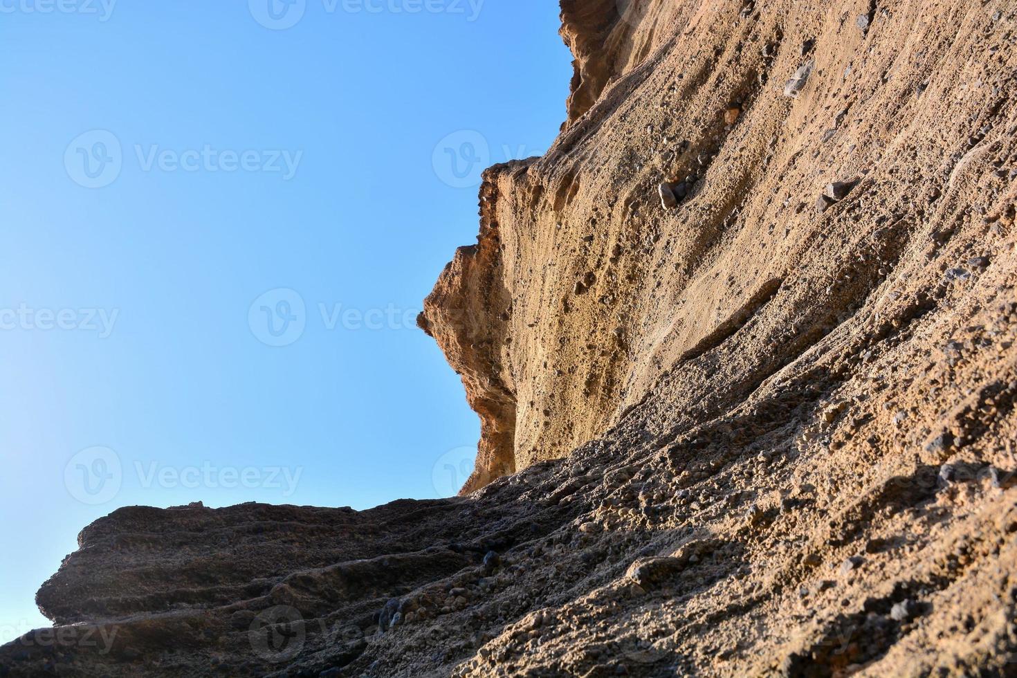 roccia formazione vicino su foto