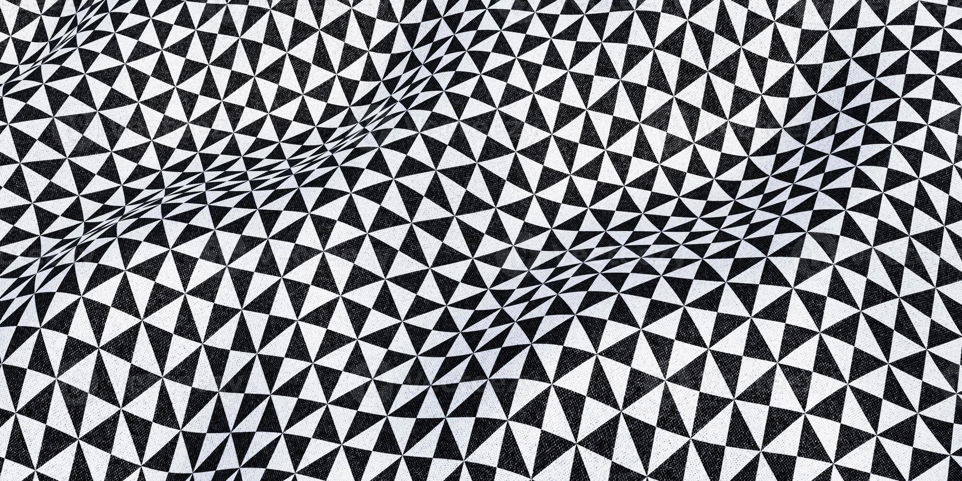 geometrico modello struttura sfondo striscia piace tessuto bandiera 3d illustrazione foto