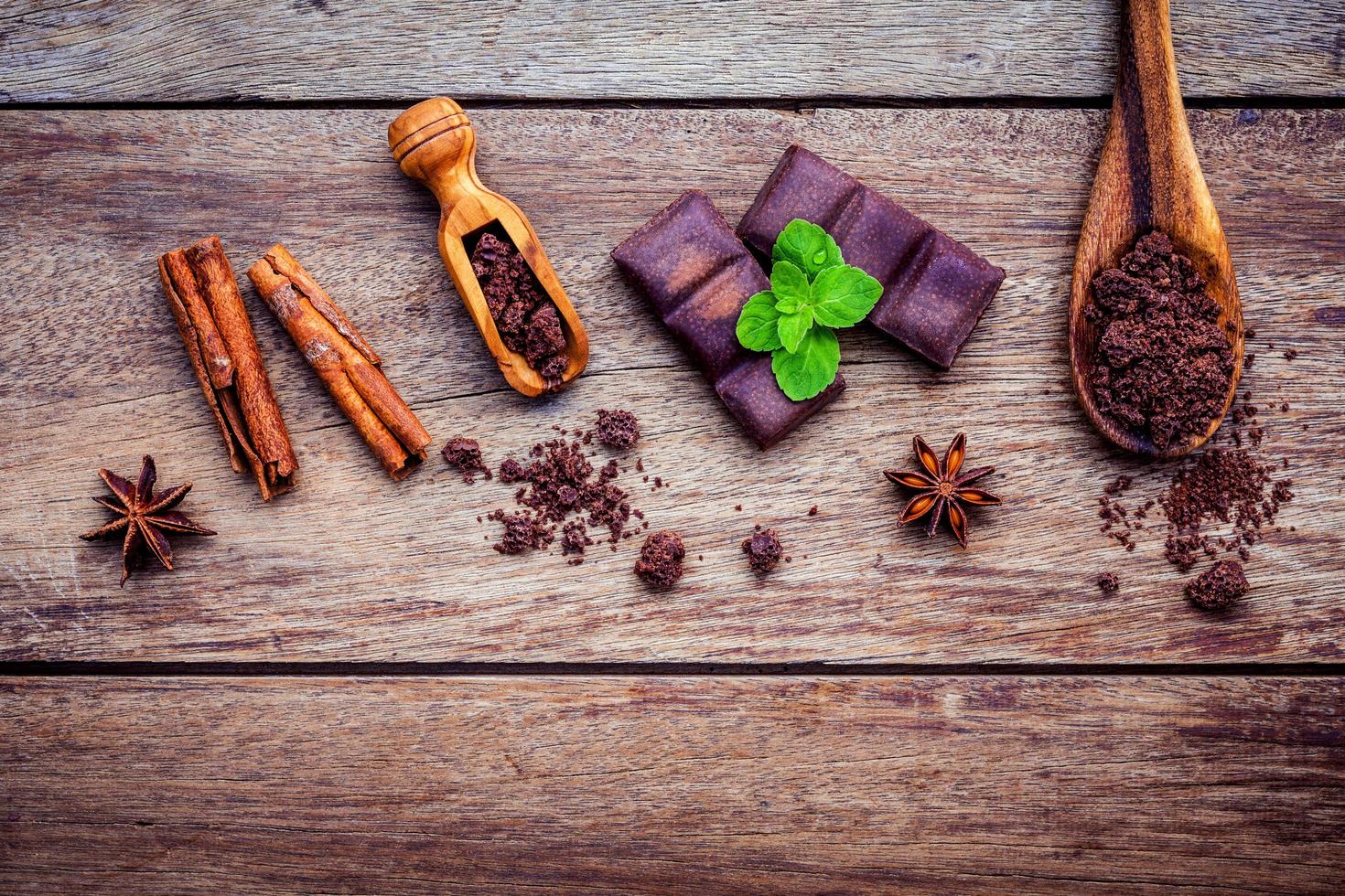 ingredienti freschi del dessert foto