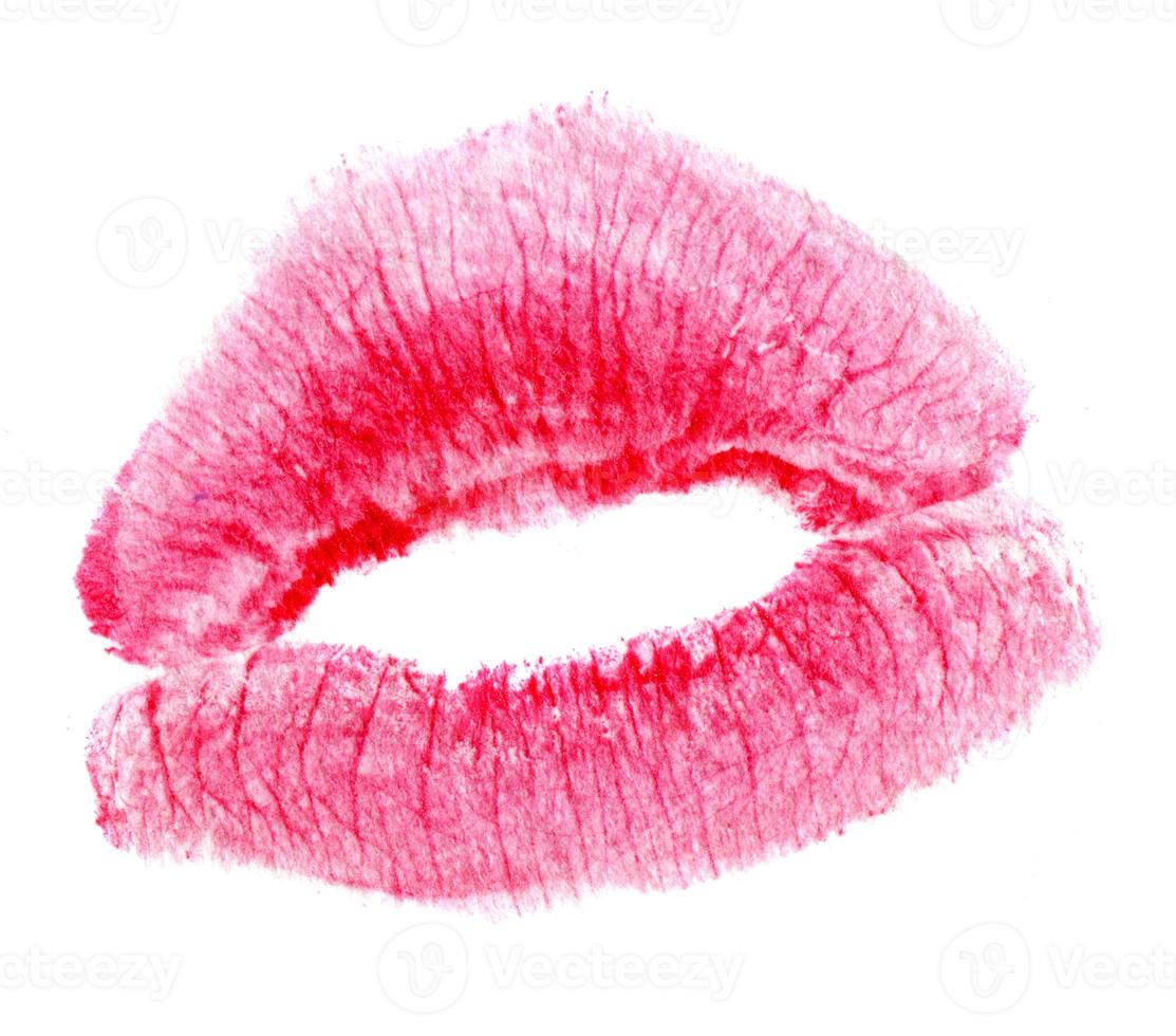 donna di bacio francobollo su un' bianca foto