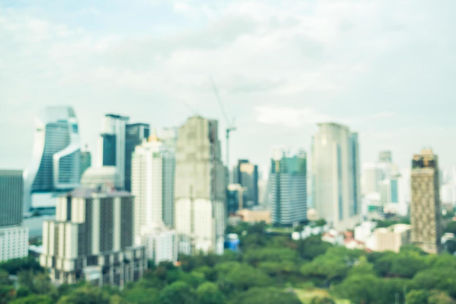 priorità bassa defocused astratta della città di Bangkok foto