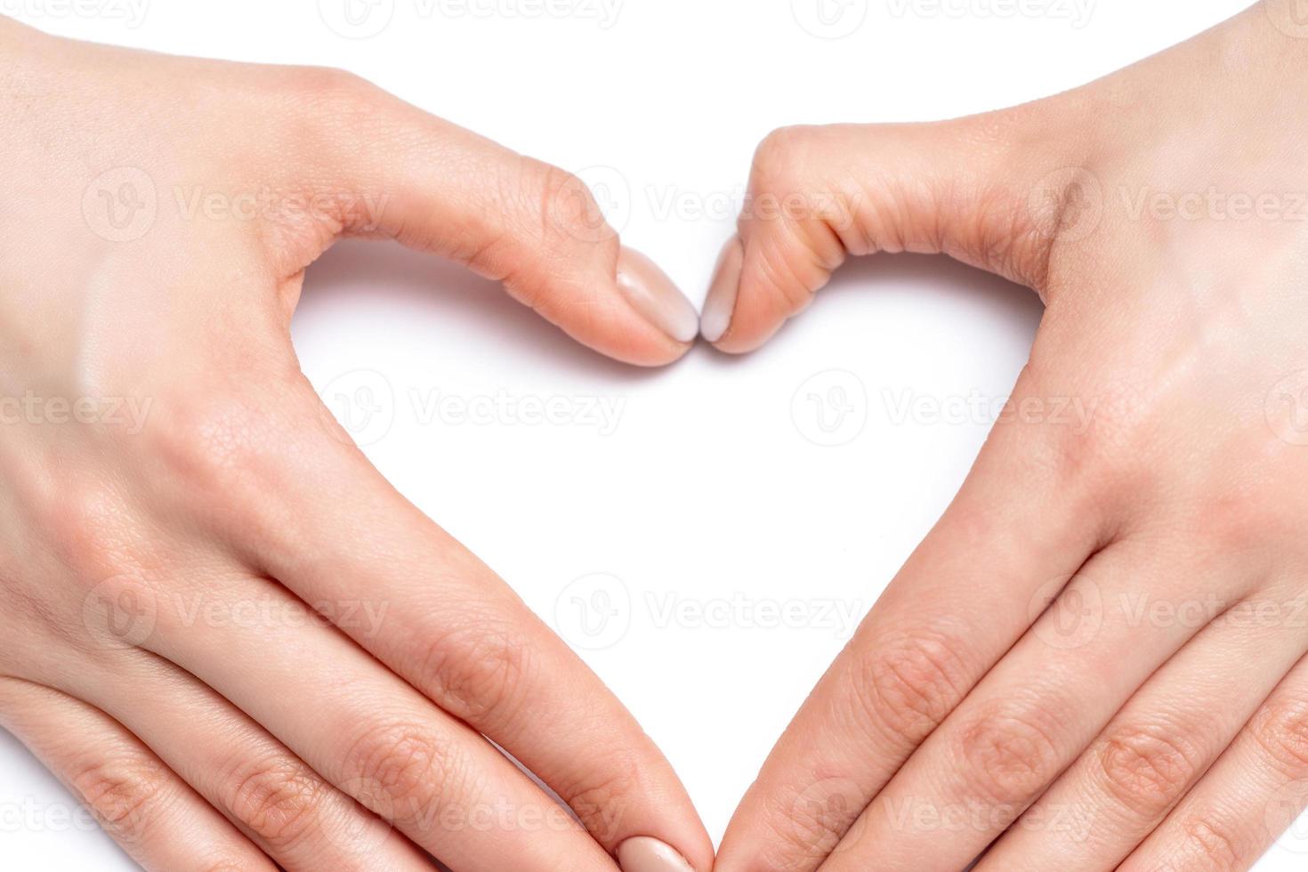 mani formatura forma di cuore foto