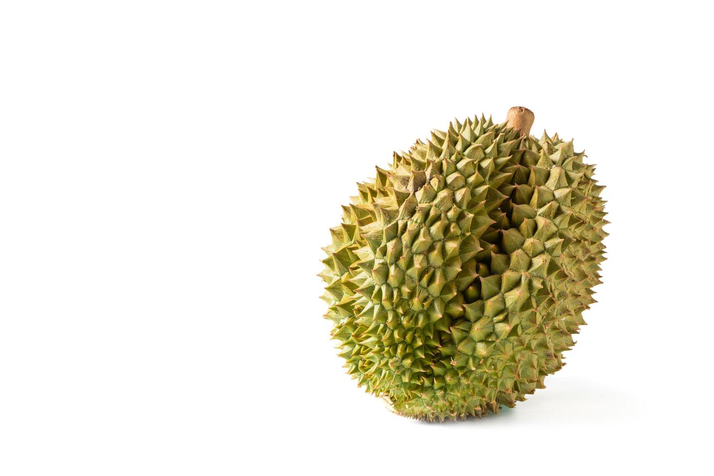 maturo mese durian frutta isolato su bianca sfondo, foto