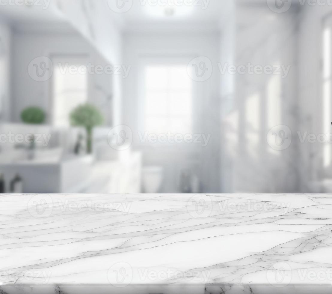 marmo contatore tavolo superiore nel bagno camera sfondo foto