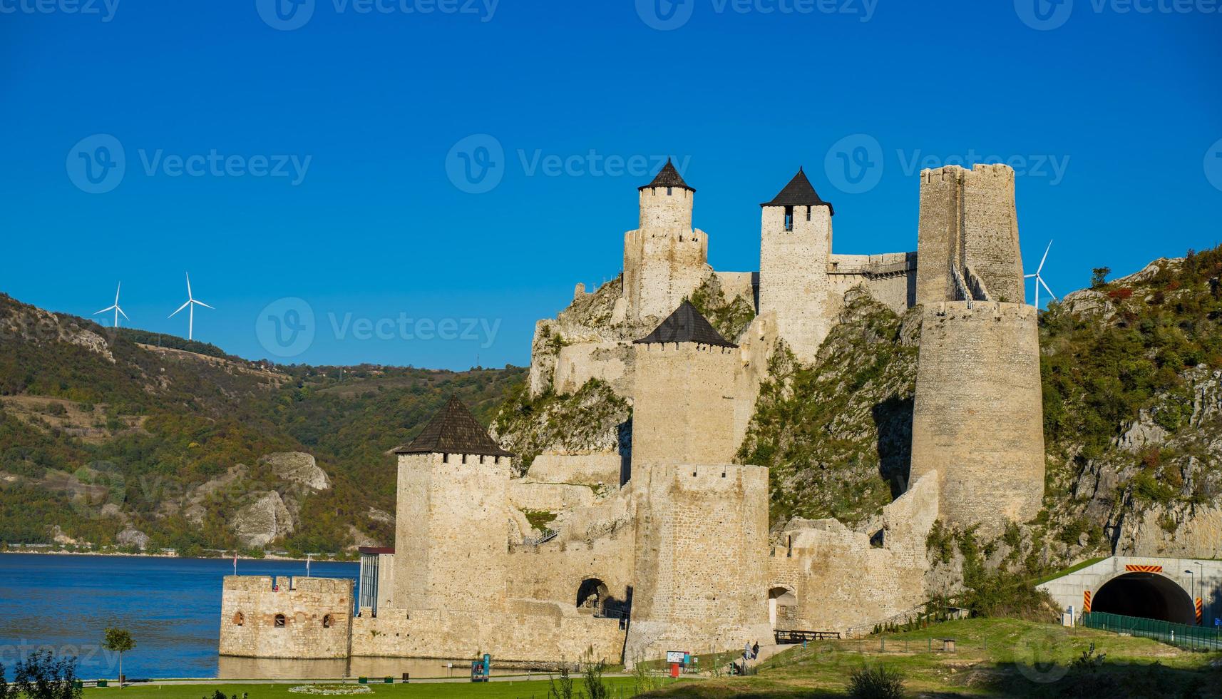 Fortezza di Golubac in Serbia foto