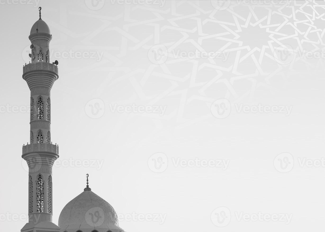 un islamico sfondo per un' moschea nel grigio, un' sfondo per Ramadan. sociale media messaggi .musulmano santo mese Ramadan kareem foto