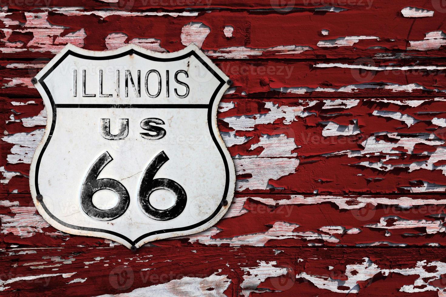 Illinois noi 66 itinerario cartello foto