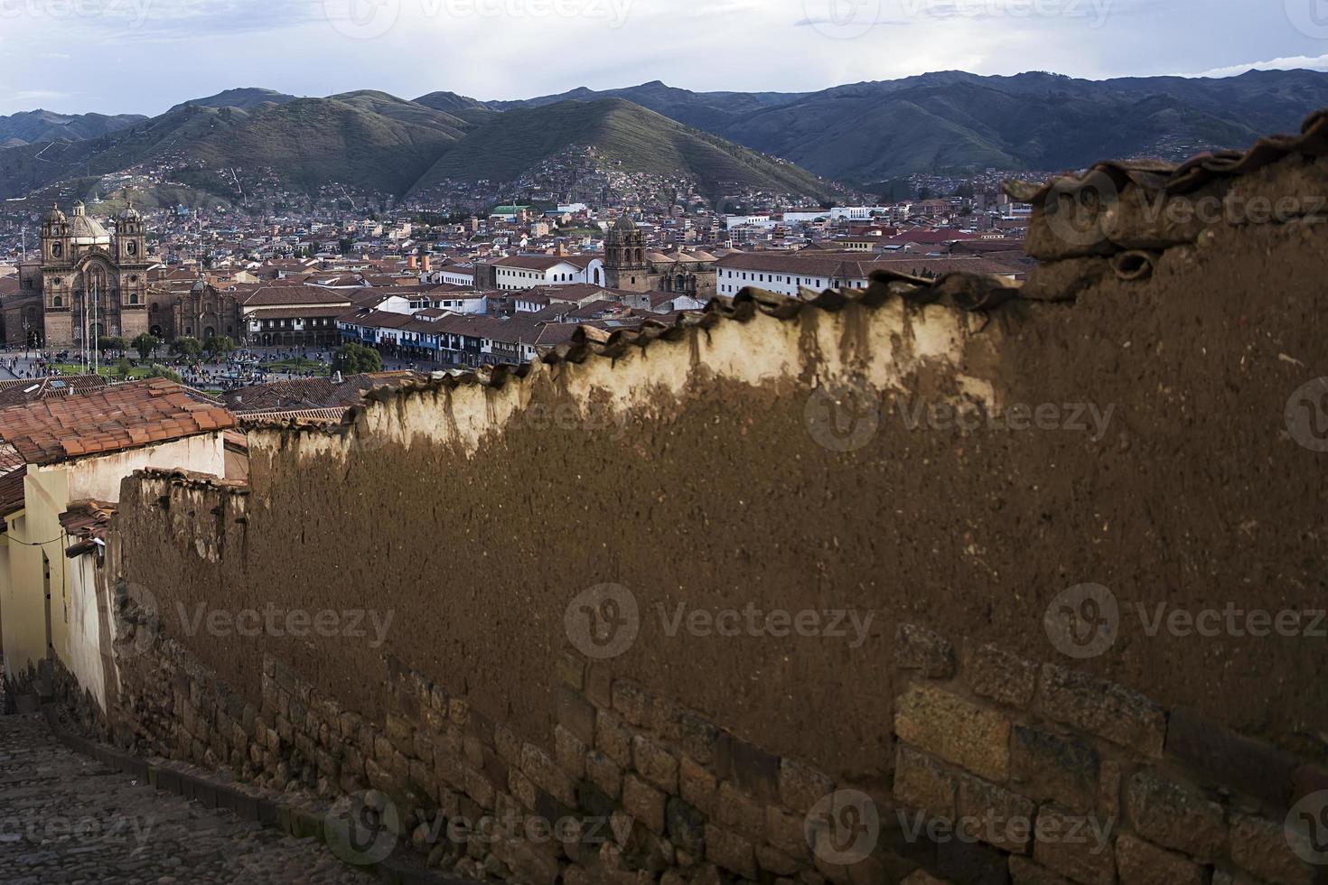 città cusco in perù foto