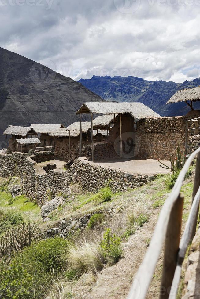 rovine inca a pisac, perù foto